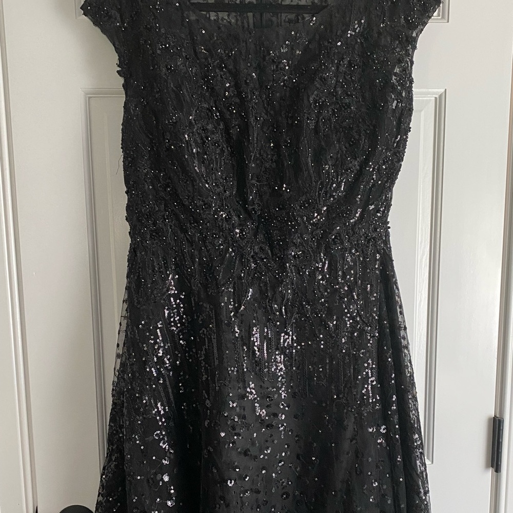 MacDuggal black formal dress